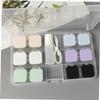 HEALEEP Elegant Soft Pouch Glasses Case Contact Lenses Holder Box Lens Storage Kit view 2