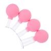 WOONEKY 4pcs Vacuum Cupping Cups Rubber Head Massage Body Cupping Device for Cellulite Massage Therapy view 1