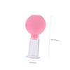 WOONEKY 4pcs Vacuum Cupping Cups Rubber Head Massage Body Cupping Device for Cellulite Massage Therapy view 2