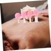WOONEKY 4pcs Vacuum Cupping Cups Rubber Head Massage Body Cupping Device for Cellulite Massage Therapy view 4