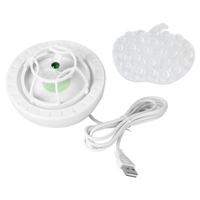 Majatou Household Mini Dishwasher, USB Mini Ultrasonic Dishwasher for Small Apartment Office and Home Kitchen (Green)