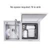 Majatou Household Mini Dishwasher, USB Mini Ultrasonic Dishwasher for Small Apartment Office and Home Kitchen (Green) view 2