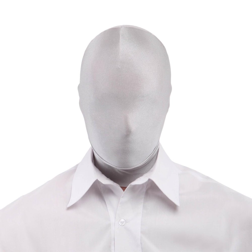 Full Mask for Leisure Parties Elastic Breathable Material for All Seasons Any Outfit (Grey, One Size)