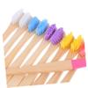 Anneome 10pcs Soft Toothbrush for Boys and Girls Bamboo Handle Toothbrushes Boy Girl Gentle Bristle Brush Travel-Friendly view 3
