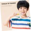 Anneome Tongue Trainer and Oral Muscle Exercise Device for Kids Yellow Gourd-Shaped Tongue Tip Trainer Speech Therapy Tool and Jaw Rehabilitation Sensory Oral Stimulation Aid view 3