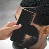 Barber Card - Hairline Shaping Maker Barber Card,Reusable Color Spray Edge Guide with Measurement Indicators for Hairdresser Salon Travel Home Dating view 3
