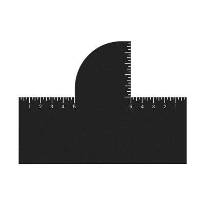 Enhancement Card for Barbers | Hair Enhancement Card Shaping Maker | Beard Accessories with Measurement Indicators for Smooth Shaving Men Boys Teens Beginners