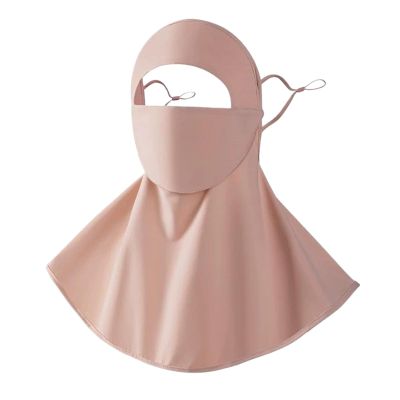 Face Covering, Anti-UV Sun Face Cover, with Drinking Hole Adjustable Ear Straps Breathable Neck Guard for Gardening Cycling Tennis Farming