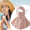 Face Covering, Anti-UV Sun Face Cover, with Drinking Hole Adjustable Ear Straps Breathable Neck Guard for Gardening Cycling Tennis Farming view 3