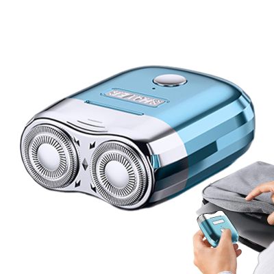 Electric Shaver for Men, Compact Wireless Men's Razor, Wet & Dry Razor with Magnetic Cutting Head, Waterproof for Facial Hair Removal and Beard Care
