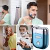 Electric Shaver for Men, Compact Wireless Men's Razor, Wet & Dry Razor with Magnetic Cutting Head, Waterproof for Facial Hair Removal and Beard Care view 4