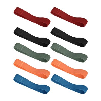 predolo 10 Bento Lunch Box Straps, Fastening Accessories, Practical Elastic Bands for Classroom and Home.