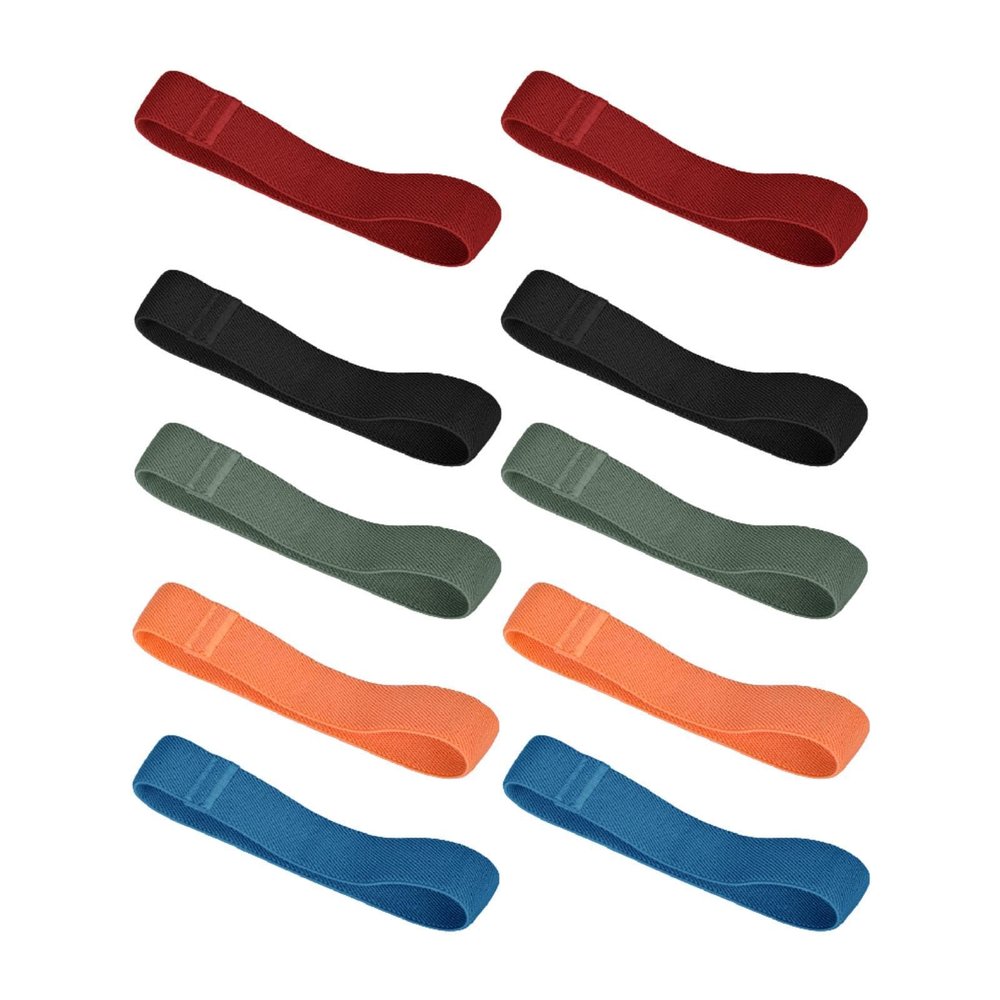 predolo 10 Bento Lunch Box Straps, Fastening Accessories, Practical Elastic Bands for Classroom and Home.