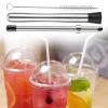 Lemonade Muddler and Straw Puncher Set Stainless Steel Straw Lid Punching view 3