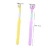 Vaguelly 20pcs Three Sided Toothbrush Soft Bristle Manual Toothbrushes for Comprehensive Teeth and Gum Care Portable Design for Efficient Home and Travel Use view 2