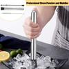 Lemonade Straw Puncher Stainless Steel Drinks Straw Hole Puncher view 2