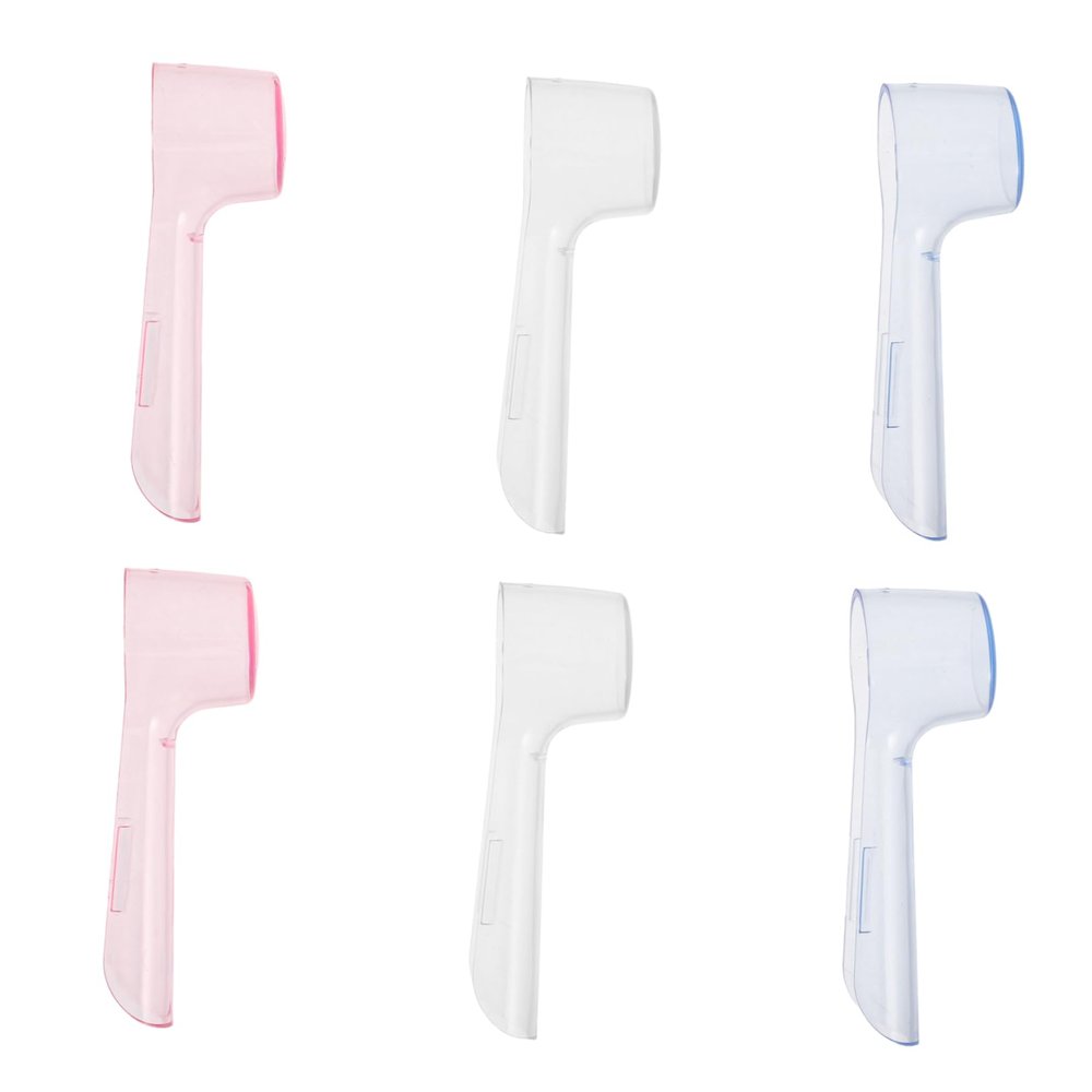 Beaupretty 6pcs Toothbrush Head Protective Cover for Bathroom Home Travel Portable Storage Caps Material