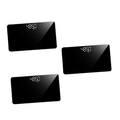 DECOMELODY 3pcs Portable Weight Scale Digital Rechargeable Body Weighing Scale for Travel Home Fitness Accurate Weight Balance Function