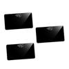 DECOMELODY 3pcs Portable Weight Scale Digital Rechargeable Body Weighing Scale for Travel Home Fitness Accurate Weight Balance Function view 1
