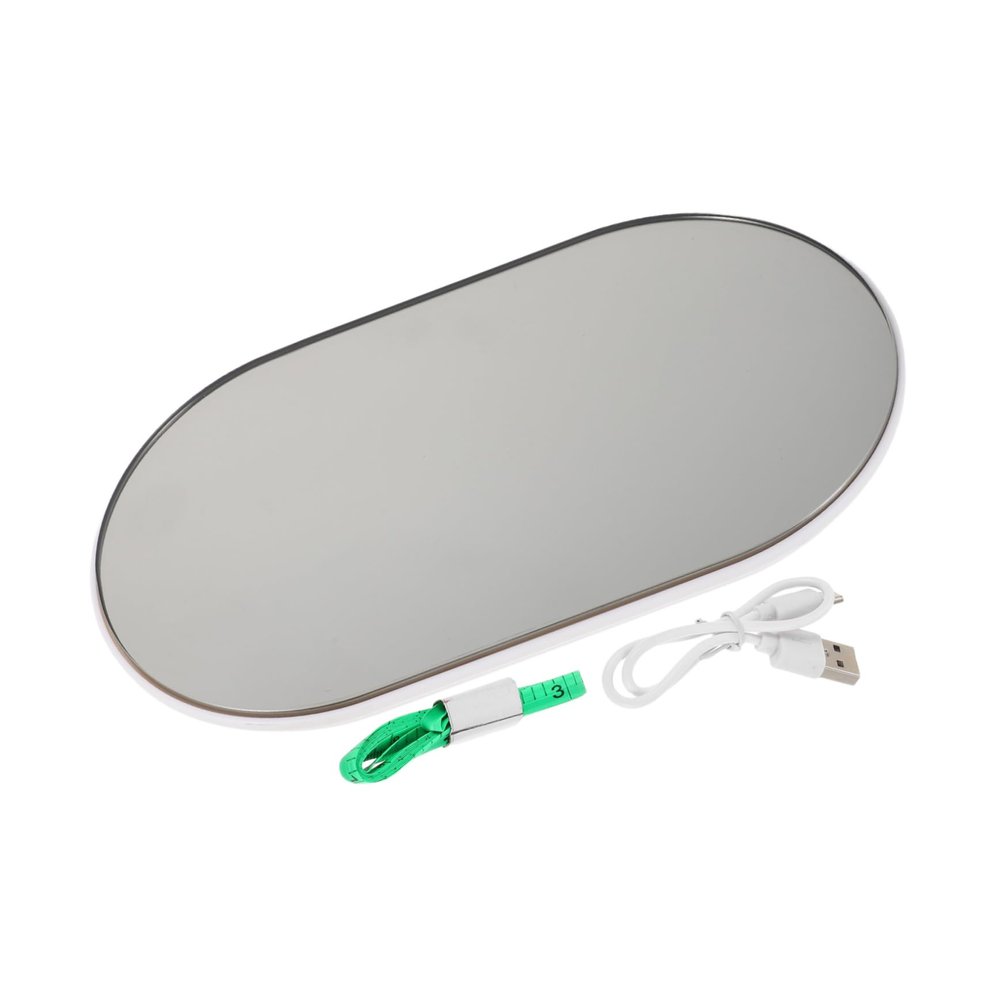 YOSADIER Mini Weight Scale for Body Weight Highly Accurate Compact Digital Bathroom Scale with LED Display Lightweight Portable Design for Home Use and Travel