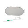 YOSADIER Mini Weight Scale for Body Weight Highly Accurate Compact Digital Bathroom Scale with LED Display Lightweight Portable Design for Home Use and Travel view 2