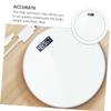 MOLUCKFU Body Weight Scale USB Rechargeable Digital Weighing Scale with LCD Display Temperature Control Modern Design for Home Use and Health Monitoring view 2