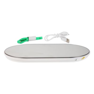 Gogogmee Digital Body Weight Scale Portable High Precision Tempered Glass with LED Display for Accurate Weighing Stylish Bathroom Scale for Home Use and Health Monitoring