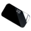 ASAKKURA Portable Rechargeable Mini Mirror Digital Body Weight Scale 25x14cm, Compact Bathroom Weighing Scale for Home and Travel Use view 1