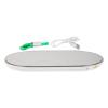 DECOMELODY Compact Digital Bathroom Scale Accurate Weighing Machine with Tempered Glass Design for Body Weight Tracking Lightweight Travel Friendly Reliable Accuracy for Health Monitoring view 1