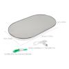 DECOMELODY Compact Digital Bathroom Scale Accurate Weighing Machine with Tempered Glass Design for Body Weight Tracking Lightweight Travel Friendly Reliable Accuracy for Health Monitoring view 2
