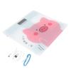 COMPUKAS Rechargeable Cartoon Body Weight Scale Accurate Digital Bathroom Scale for Adults Made with Durable Tempered High Precision Measurement Household Tool for Family Use view 1