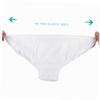 VANZACK 100pcs Women Disposable Underwear Breathable Travel Briefs Non-woven Adults Panties Cotton White view 3