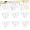 VANZACK 100pcs Women Disposable Underwear Breathable Travel Briefs Non-woven Adults Panties Cotton White view 4