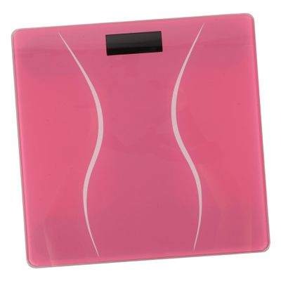 Beatifufu Digital Body Weight Scale Accurate Portable Electronic Scale with Easy to Read Display Cute Design for Home Use for Students Pink