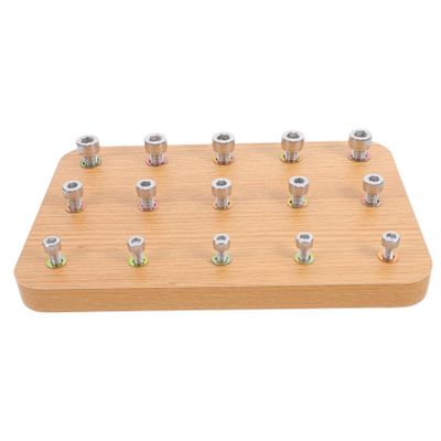 Hand Rehabilitation Peg Board Wooden Exercise for Coordination Training