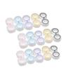 ELAYARD 15PCS Leak Lens Case Holder Set Double Box Storage for Transparent Design Purple Yellow and Black for Travel and Daily Use view 1