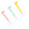 MUCKLILY 3pcs U-Shaped Boy Girl's Manual Toothbrush for Boys and Girls Years Old Pack for Girl Oral Clean Tool view 1
