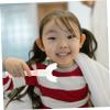 MUCKLILY 3pcs U-Shaped Boy Girl's Manual Toothbrush for Boys and Girls Years Old Pack for Girl Oral Clean Tool view 2