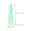 ASAKKURA 20pcs Small Prison Toothbrushes Mini Portable Soft Bristle Finger Brushes for Self- Prevention Blue and Light Green view 3