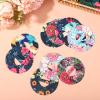 25pcs Sensor Patches, 5 Flower Patterns Adhesive Covers Breathable & Waterproof 3/4 Round Sensor Stickers Compatible with Guardian view 3
