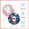 25pcs Sensor Patches, 5 Flower Patterns Adhesive Covers Breathable & Waterproof 3/4 Round Sensor Stickers Compatible with Guardian view 4