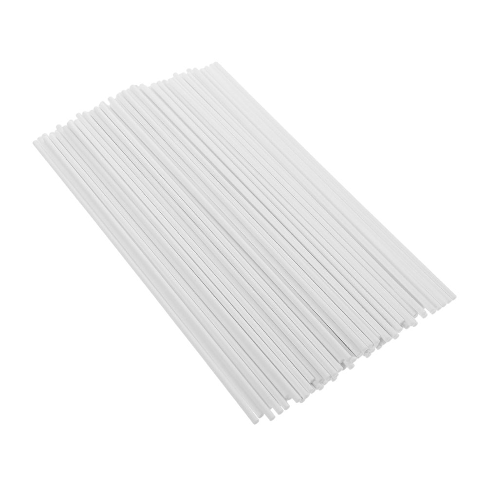 HOMOBABE Lollipop Multi-Functional Sticks for White and Candy Making Paper 100pcs Baking Cotton Candy, 7.87 Inch Without Burr New Year Supplies DIY Party
