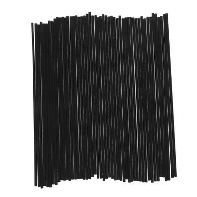 ELAYARD 50pcs Black Fiber Diffuser Sticks 4mm for Essential Oils Refill with Glue-free Fiber Material, Portable Design and Quick Aroma Release, for Office and Car Aromatherapy