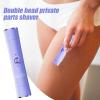 Women's Electric Hair Remover | Bikini Trimmer Double Head Hair Removal Bikini - Ergonomic Device for Face, Ears, Intimate Area, Legs, Eyebrows view 2