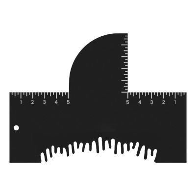 Bollisate Enhancement Card for Barbers | Haircut Styling Board - Hair Contouring Enhancement Card with Scale for Men Women Styling Shaving Trimming Beard Mustache Outline