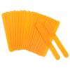 DECOMELODY Plastic Tongue Depressors Sturdy Orange Tongue Paddle with Ergonomic Handle 20pcs for Comfortable Grip and Multi-purpose Use for Oral Training and Examination view 1