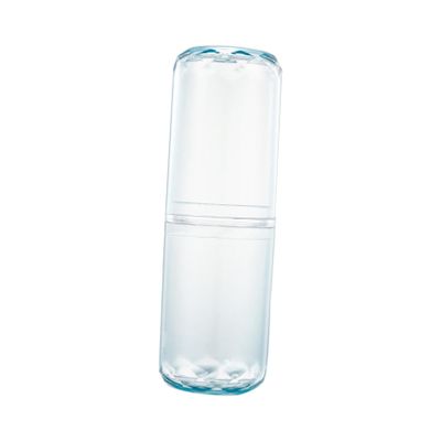 PERSELOSO Multipurpose Travel Toothbrush Cup with Lid, Blue Portable Toothpaste Storage Case for Bathroom and Outdoor Use