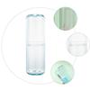 PERSELOSO Multipurpose Travel Toothbrush Cup with Lid, Blue Portable Toothpaste Storage Case for Bathroom and Outdoor Use view 3