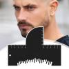 Barber Enhancement | Hairline Styling Shape Up Tool - Precision Grooming Hair Contouring Card with Scale for Trimming Styling Mustache Beard Outline Women Men Barbershop view 2