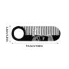 Beard Comb, Fine Tooth Comb, Rust Proof Compact Ergonomic Easy Cleaning Pocket Size Comfort Grip Portable Lightweight, Beard Grooming Tool for Men Indoor Outdoor, 4.02x1.26x0.08 inches, Black view 2